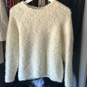 Wool cream sweater